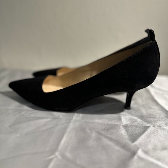 Everlane Black Suede Heels – Size 7.5 - Picture 5 of 7